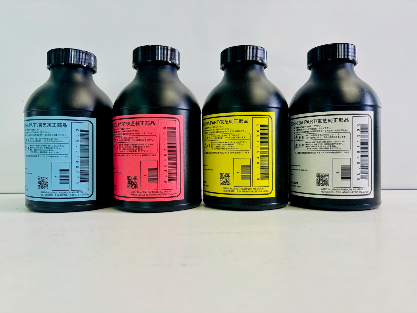 4 Genuine Toshiba E STUDIO 2040C Cyan, Magenta, Yellow & Black Toner T-FC25