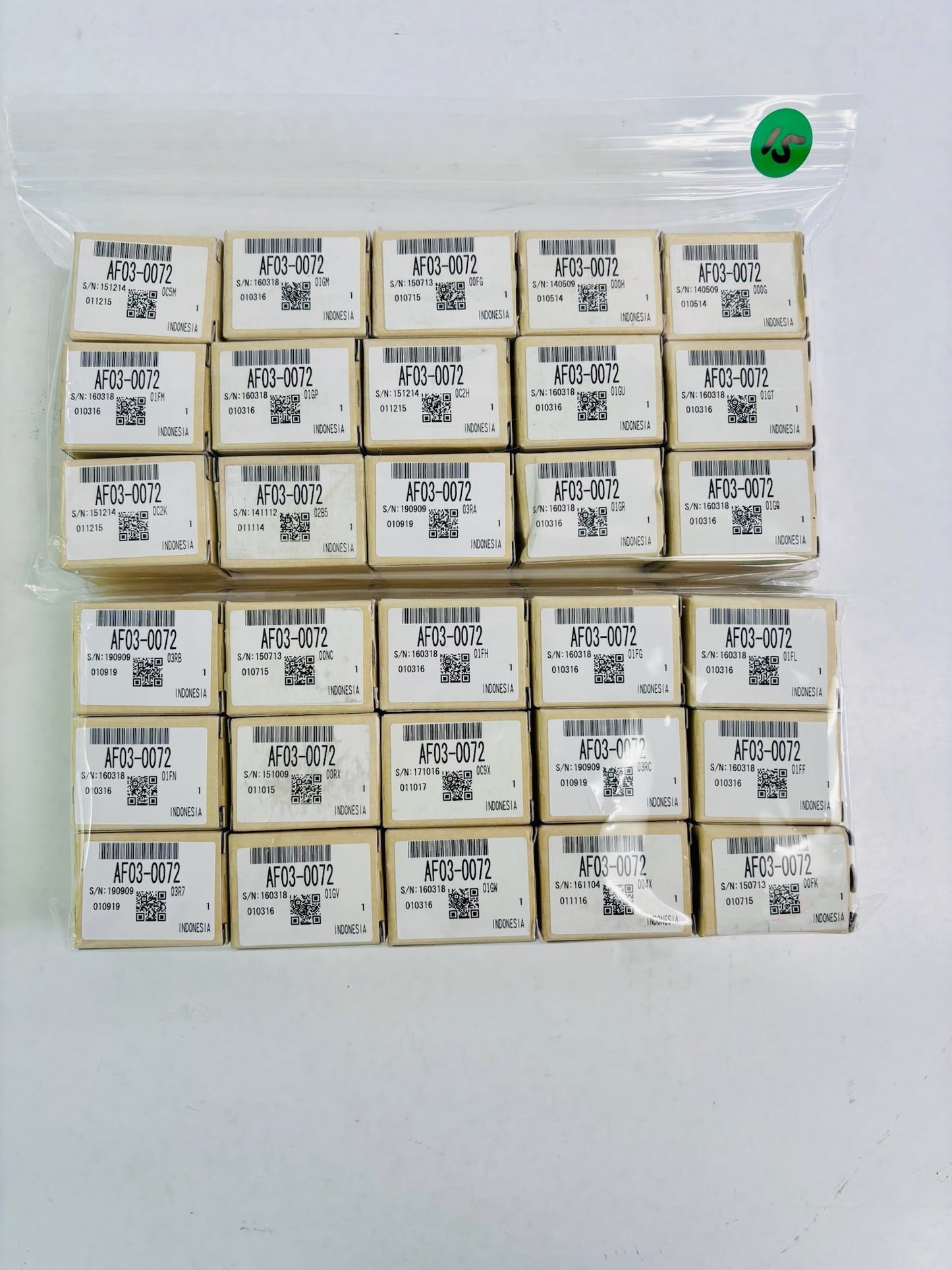 15 Pk Genuine Ricoh Pro 8100EX, 8100S Pickup Roller AF03-0072, AF030072