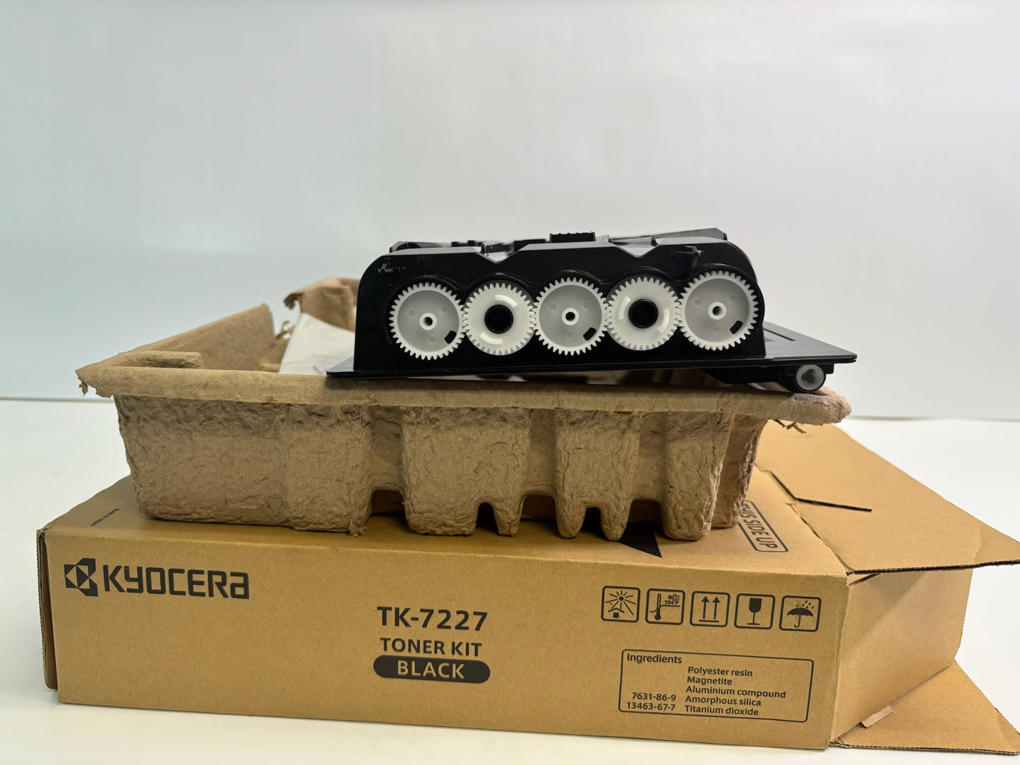 Open Genuine Kyocera/Copystar CS4012i, TASKalfa4012i Black Toner TK-7227, TK7227