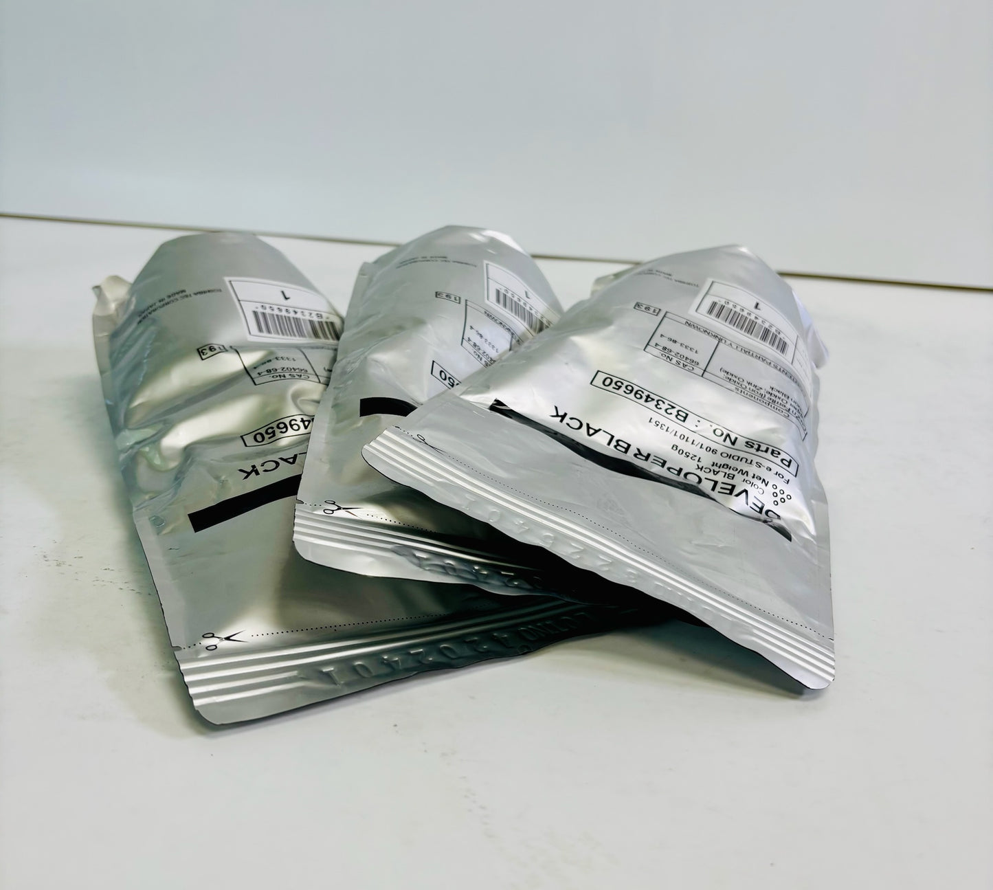3 Genuine Ricoh MP1350, MP1350A,MP9000 Black Developers B2349650, B234-9650