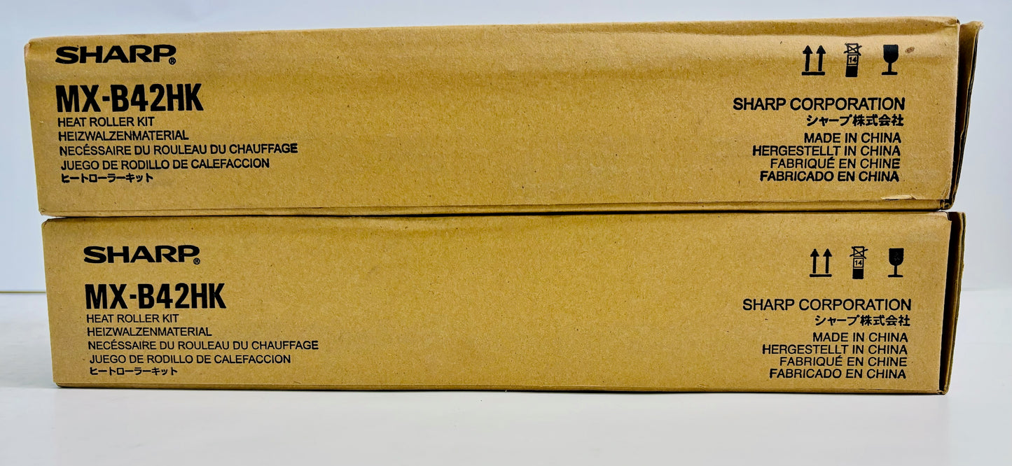 2 Genuine Sharp MX-B382,MX-B402,MX-B402SC Heat Roller Kit MX-B42HK (MXB42HK)