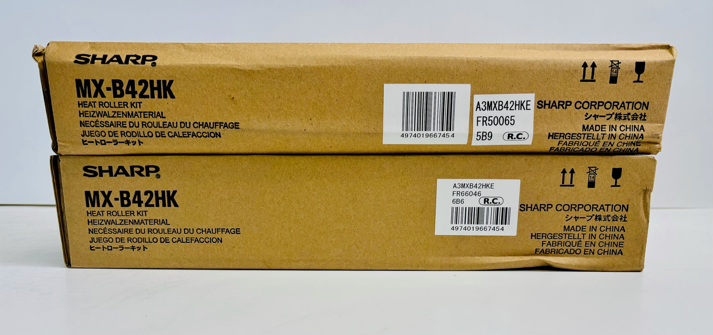 2 Genuine Sharp MX-B382,MX-B402,MX-B402SC Heat Roller Kit MX-B42HK (MXB42HK)
