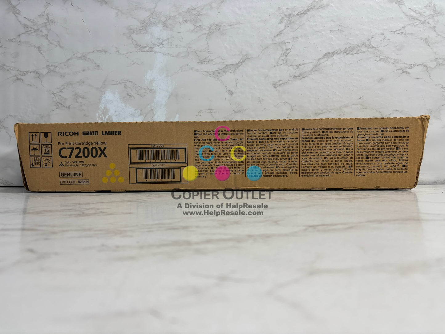 New Genuine Ricoh C7200X,C7210,C7210 Yellow Pro Print Cartridge 828529