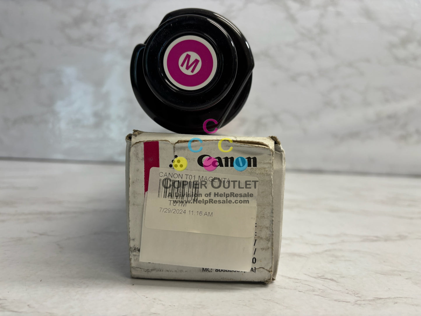 Open Genuine Canon imagePRESS C60,C65,C600,C650 Magenta Toner T01M, 8068B00[AA]