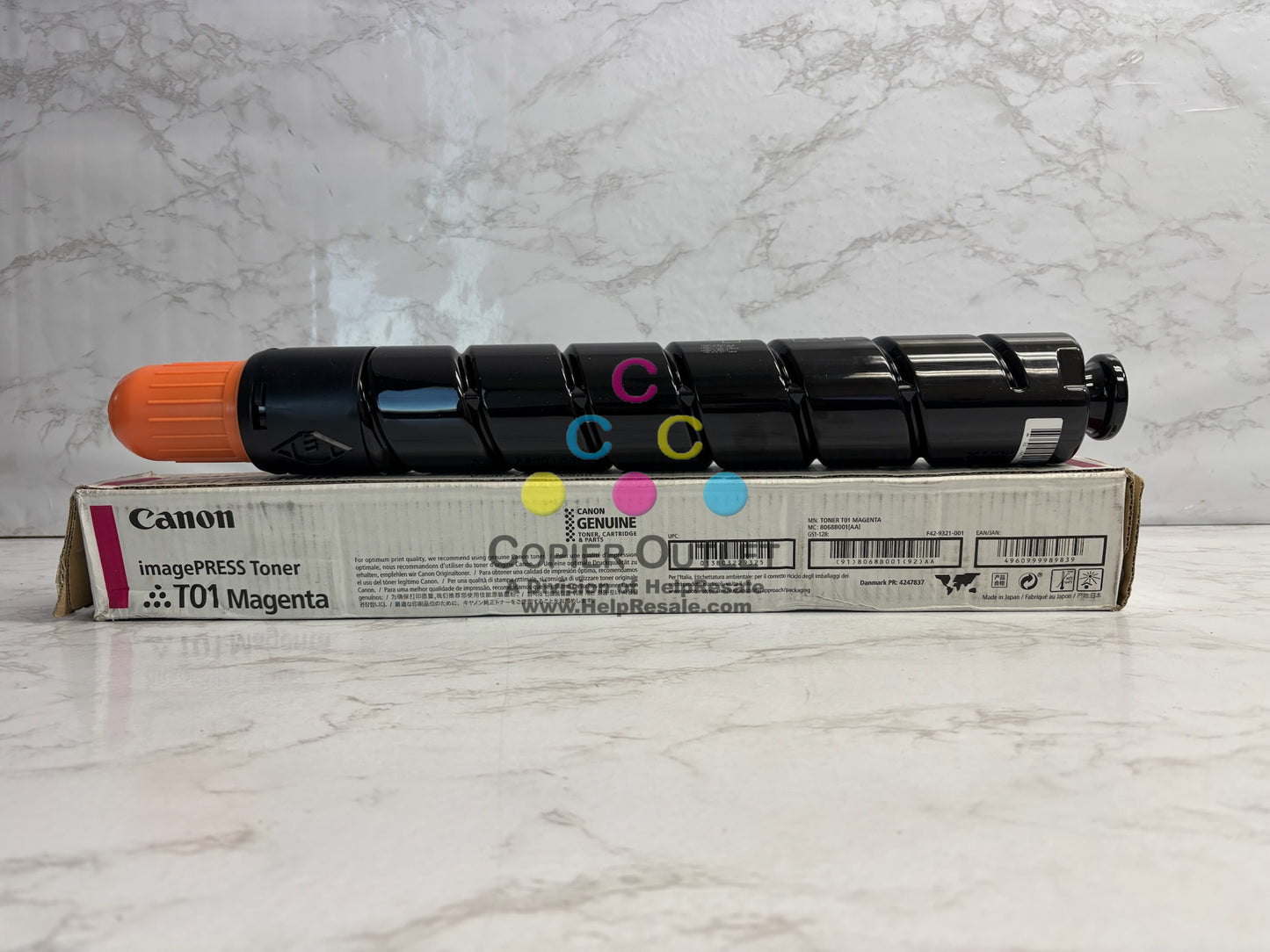 Open Genuine Canon imagePRESS C60,C65,C600,C650 Magenta Toner T01M, 8068B00[AA]