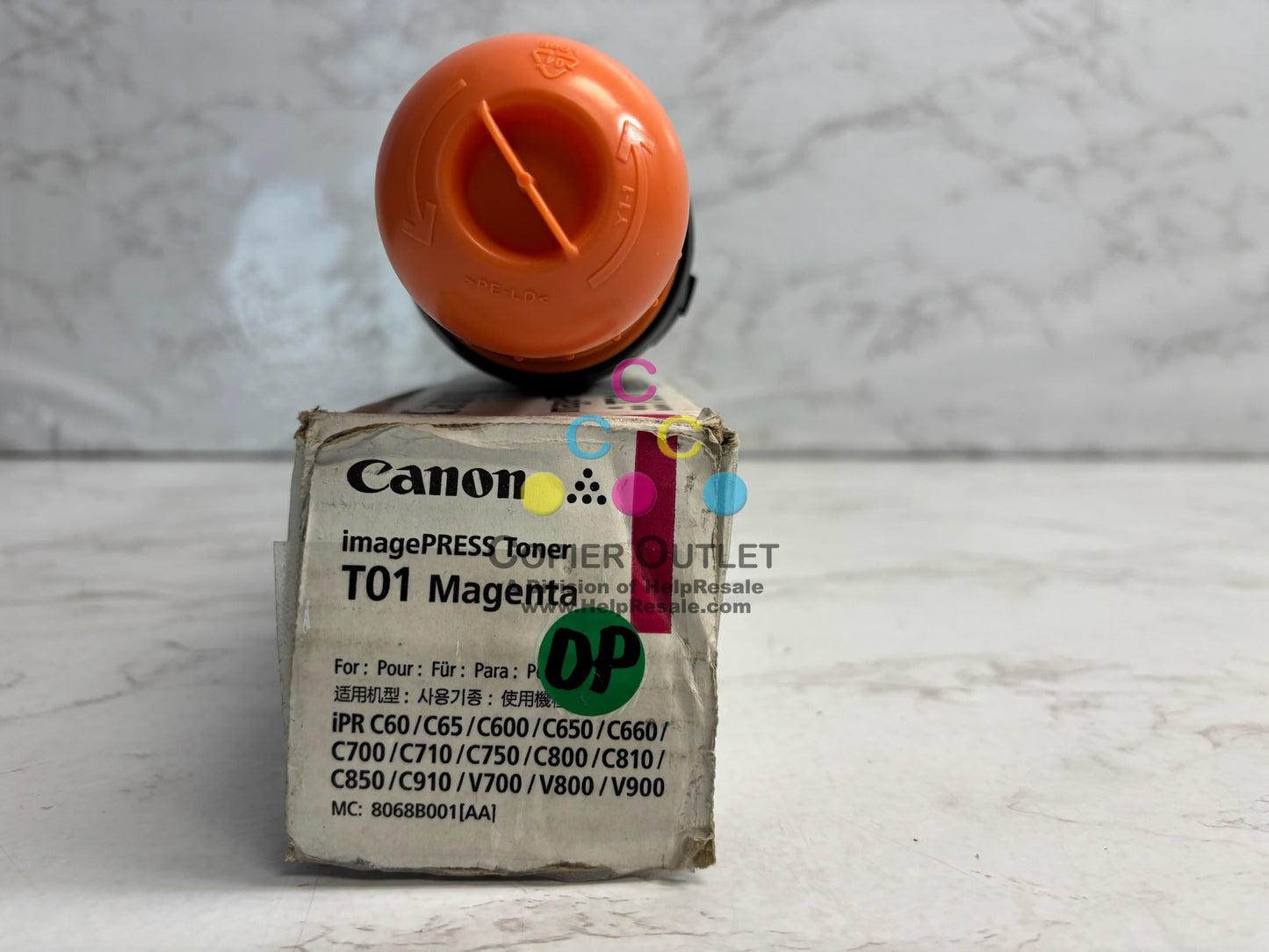 Open Genuine Canon imagePRESS C60,C65,C600,C650 Magenta Toner T01M, 8068B00[AA]