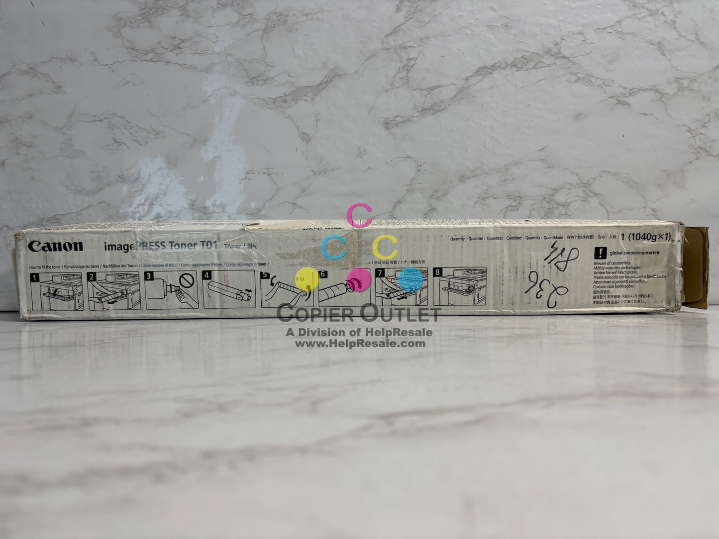 Open Genuine Canon imagePRESS C60,C65,C600,C650 Magenta Toner T01M, 8068B00[AA]