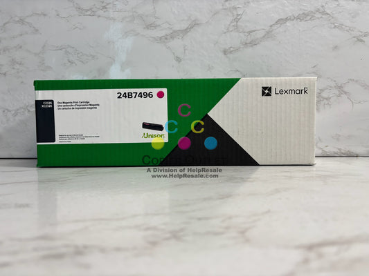 Genuine Lexmark C2326,XC2326 Magenta Print Cartridge 24B7496 (Same Day Shipping)