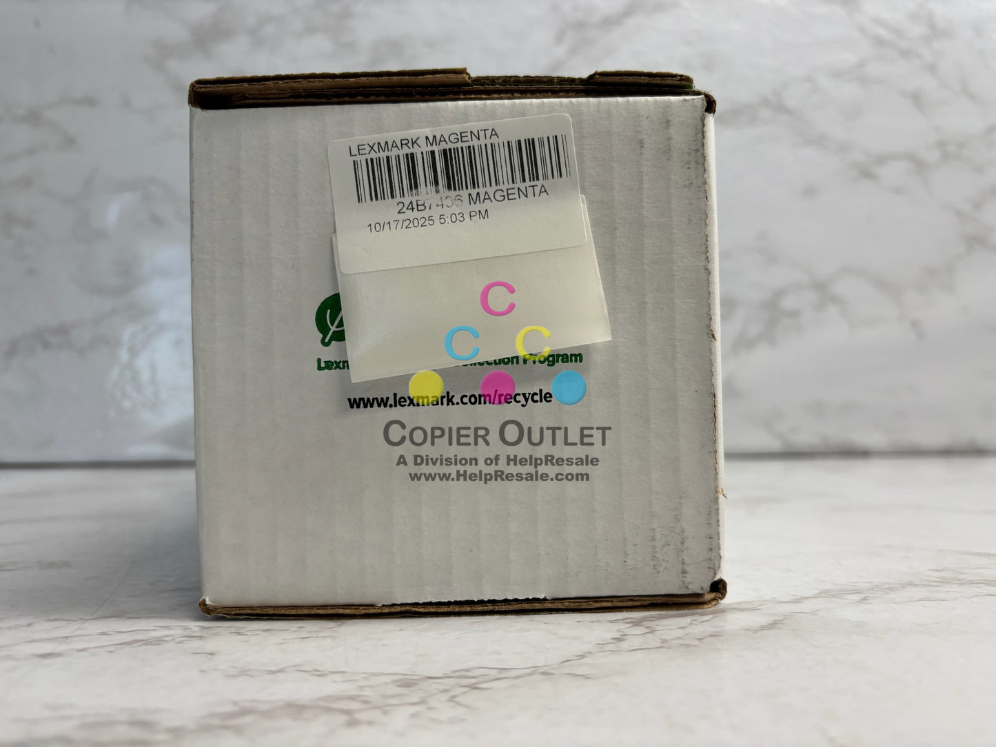 Genuine Lexmark C2326,XC2326 Magenta Print Cartridge 24B7496 (Same Day Shipping)