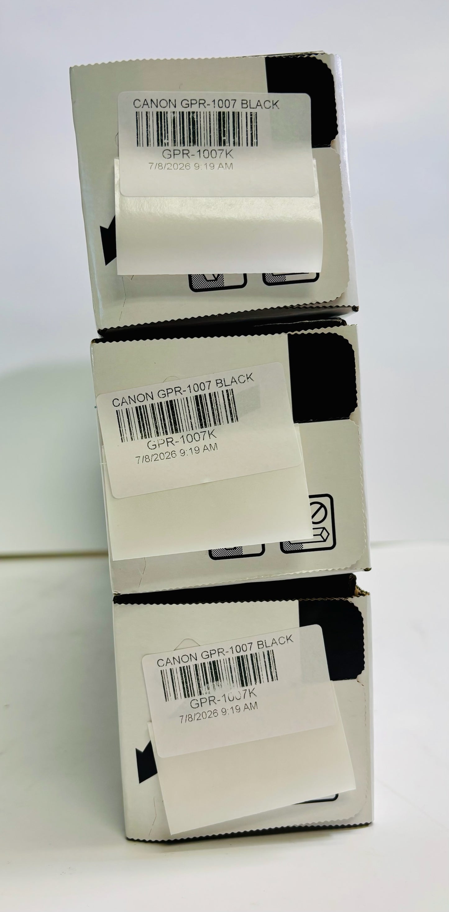 3 Genuine Canon Image Force 3150, C3126 Black Toner Cart. GPR-1007 6729C003AA