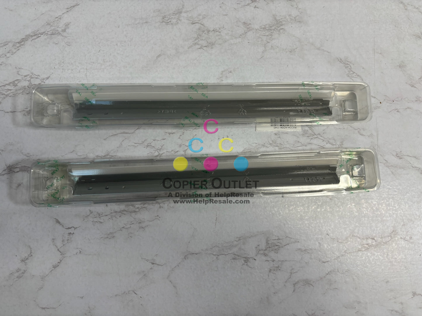 2 Genuine Ricoh Aficio 1060,1075,2051 Drum Cleaning Blade AD041140 (AD04-1140)