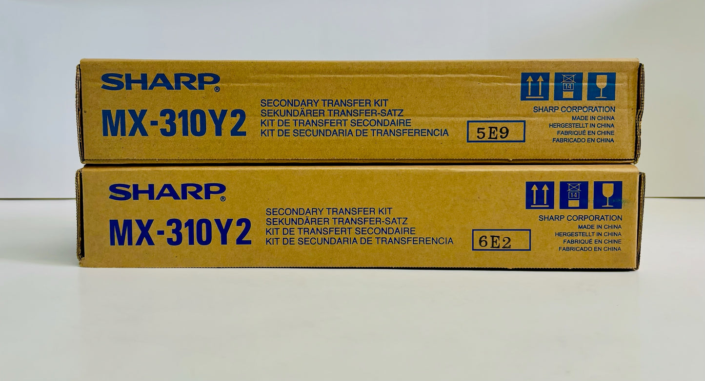 2 OEM Sharp MX-2301N SecondaryTransfer Maintenance Kit MX-310Y2,MX310Y2