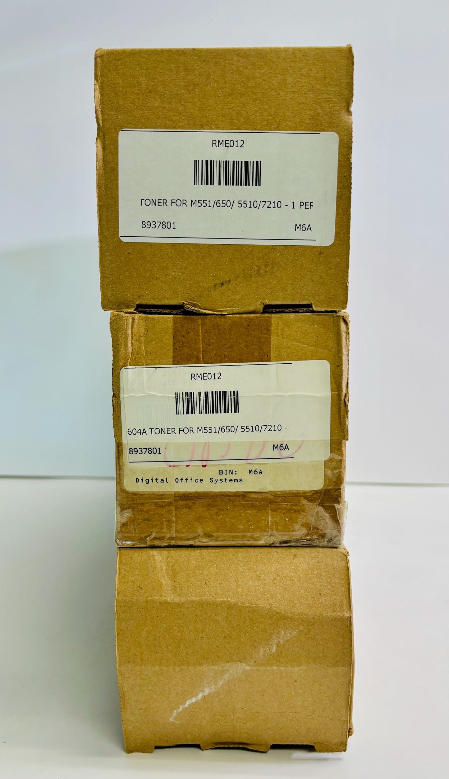 3 Genuine Konica Minolta Di551,Di5510,Di650 MT Toner 604A,010J,8937-801