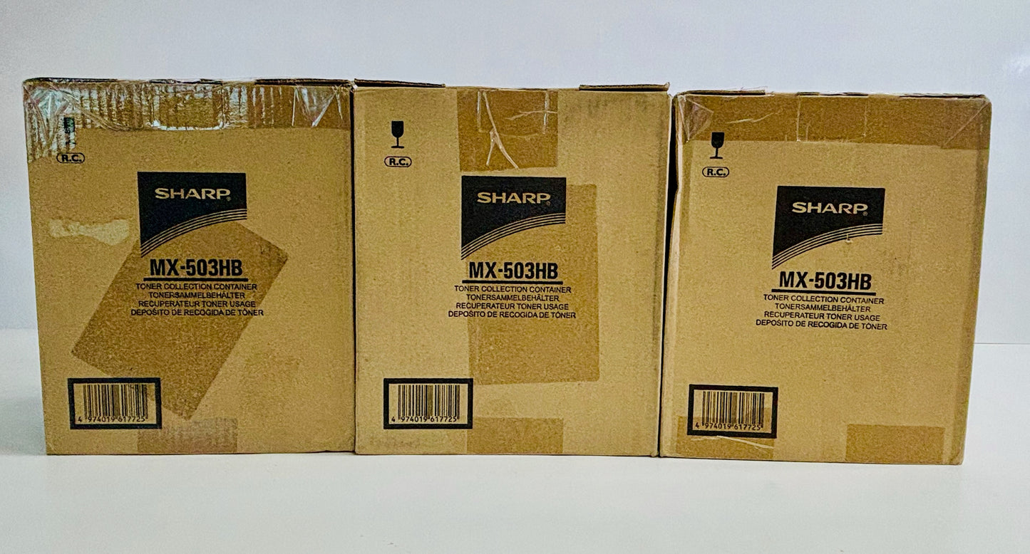 7 Genuine Sharp MX-M283N,MX-M503N Waste Toner Container MX-503HB,MX503HB