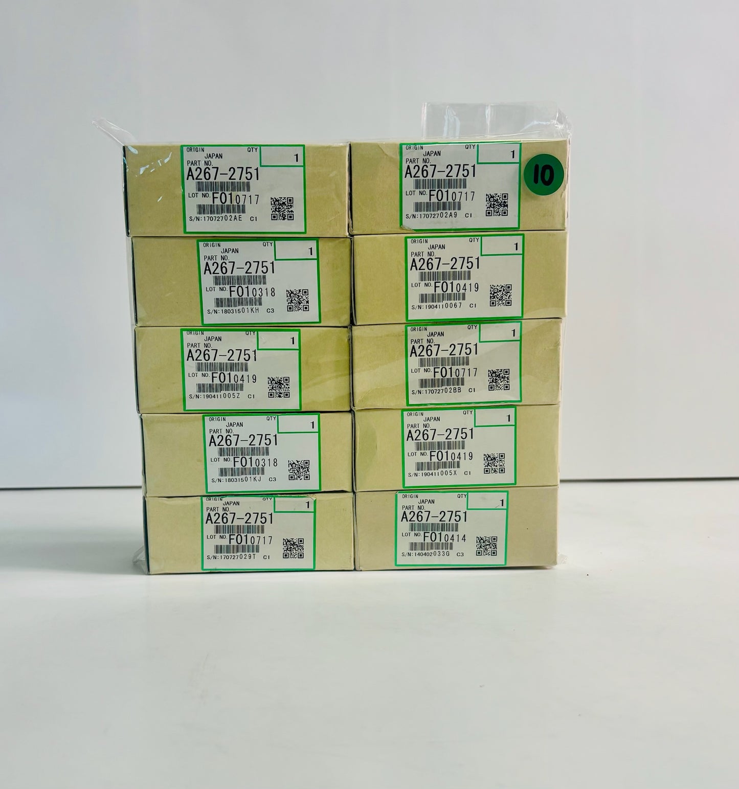 10 OEM Ricoh 1022/1027 Paper Feed Roller A267-2751,A2672751