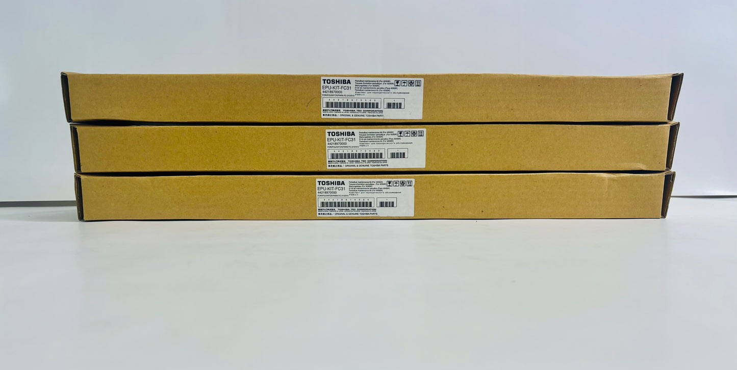 3 Genuine Toshiba e-STUDIO 2100C,211C  Maintenance EPU-Kit-FC31,44218970000