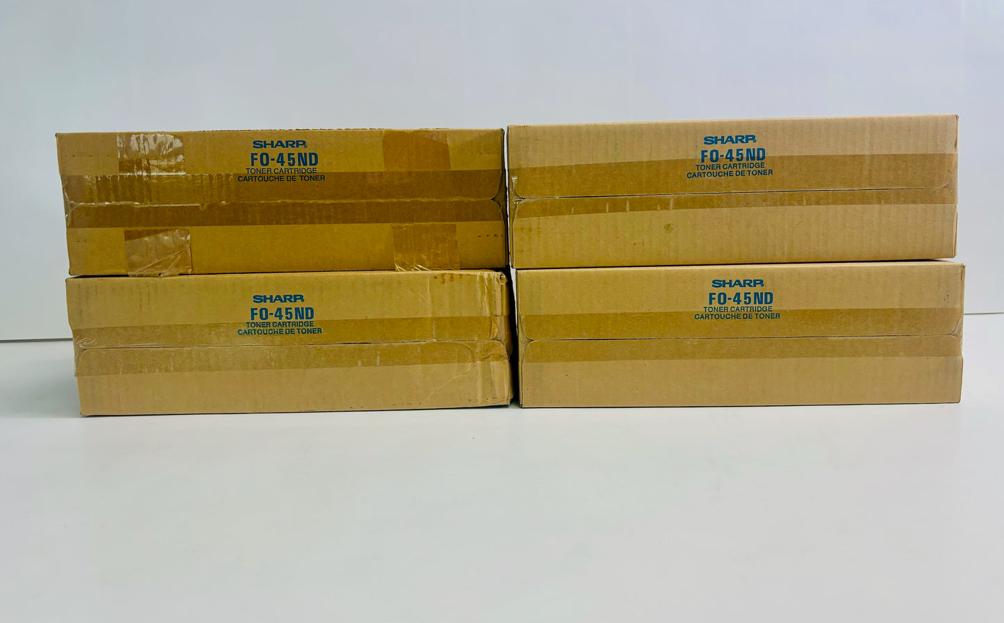 4 Genuine Sharp FO-4500/FO-5500/FO-5600 Black Toner Cartridge FO-45ND(F045ND)