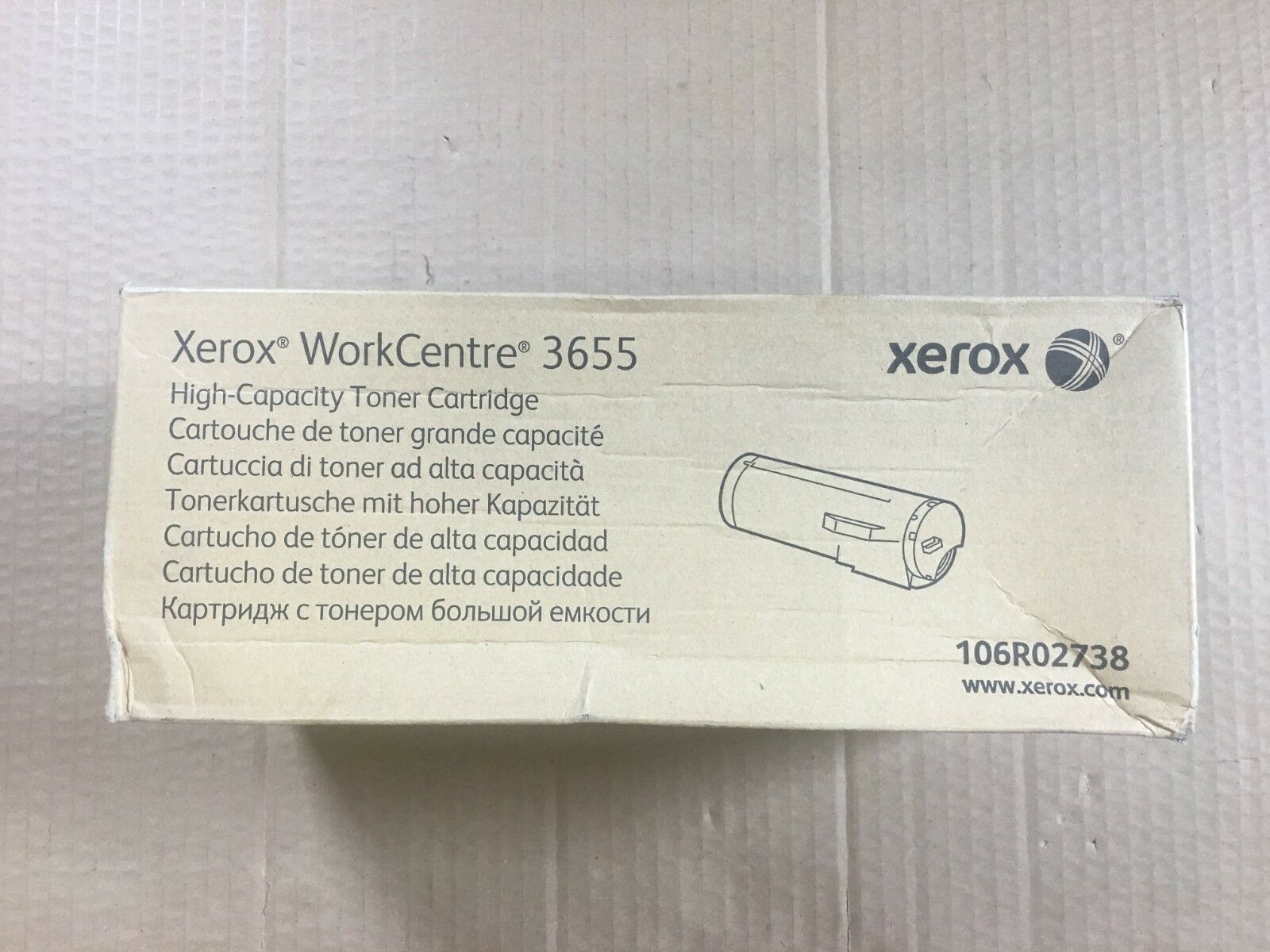 Xerox Phaser 3655 Black High Capacity Toner Cartridge 106R02738 FedEx 2Day Air!! - copier-clearance-center