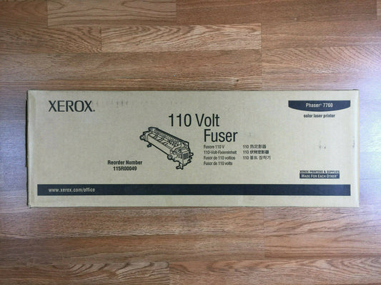Genuine Xerox Phaser 7760 110v Fuser 115R00049 Color Laser Printer - copier-clearance-center