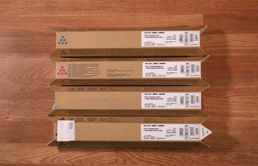 Ricoh Savin Lanier Type MP C400/C240/LD140C CMYK Toner 842473,74,75,76 Same Day! - copier-clearance-center