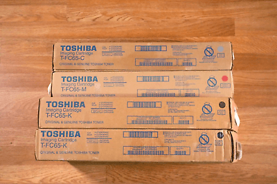Toshiba T-FC65 CMKK Toner Cartridge For e-STUDIO5540C/6540C/6550C Same Day Ship! - copier-clearance-center