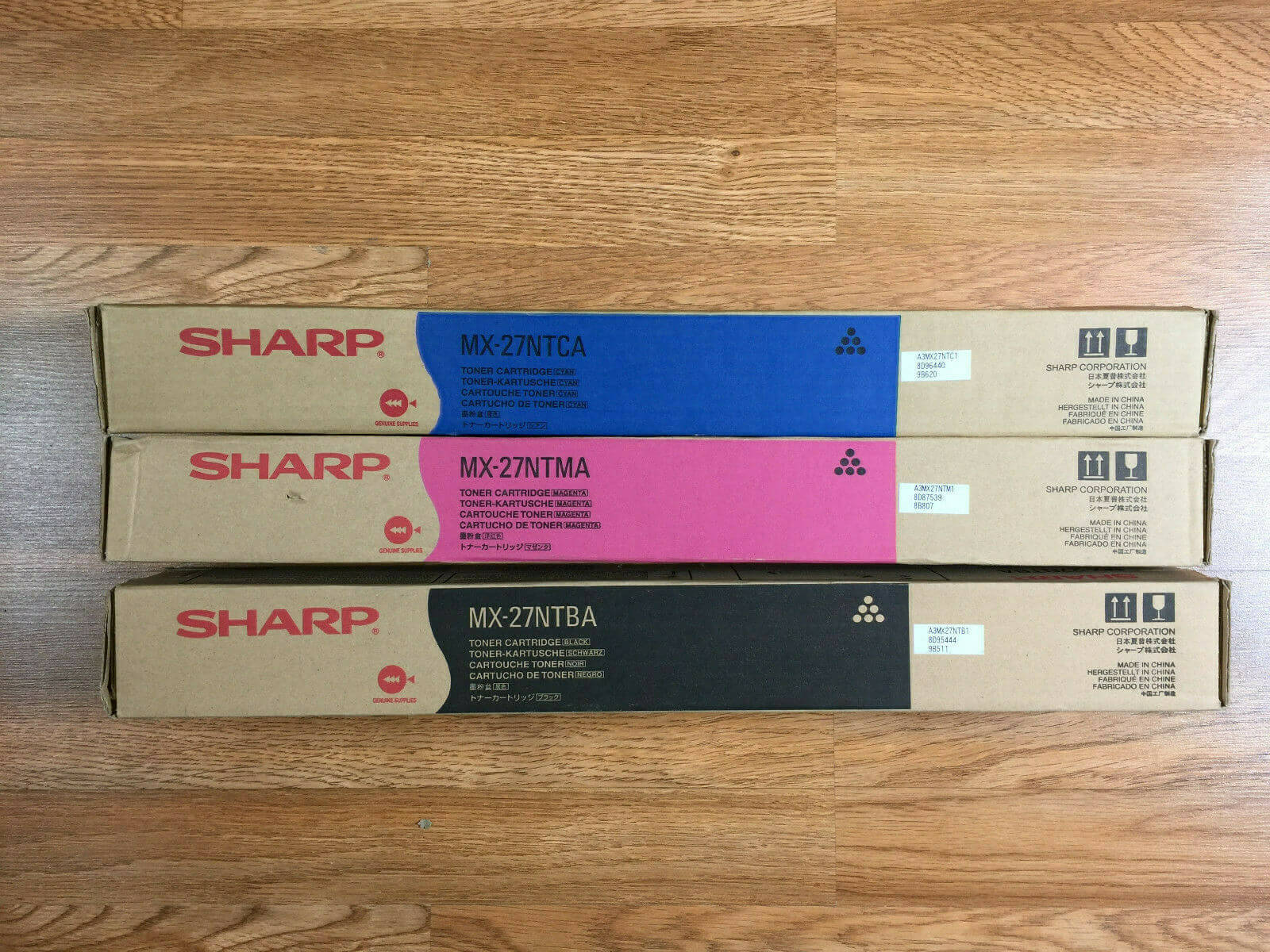 Sharp MX-27NT CMK Toner Set - MX-2300 MX-2700 MX-3500 FedEx 2Day!! - copier-clearance-center