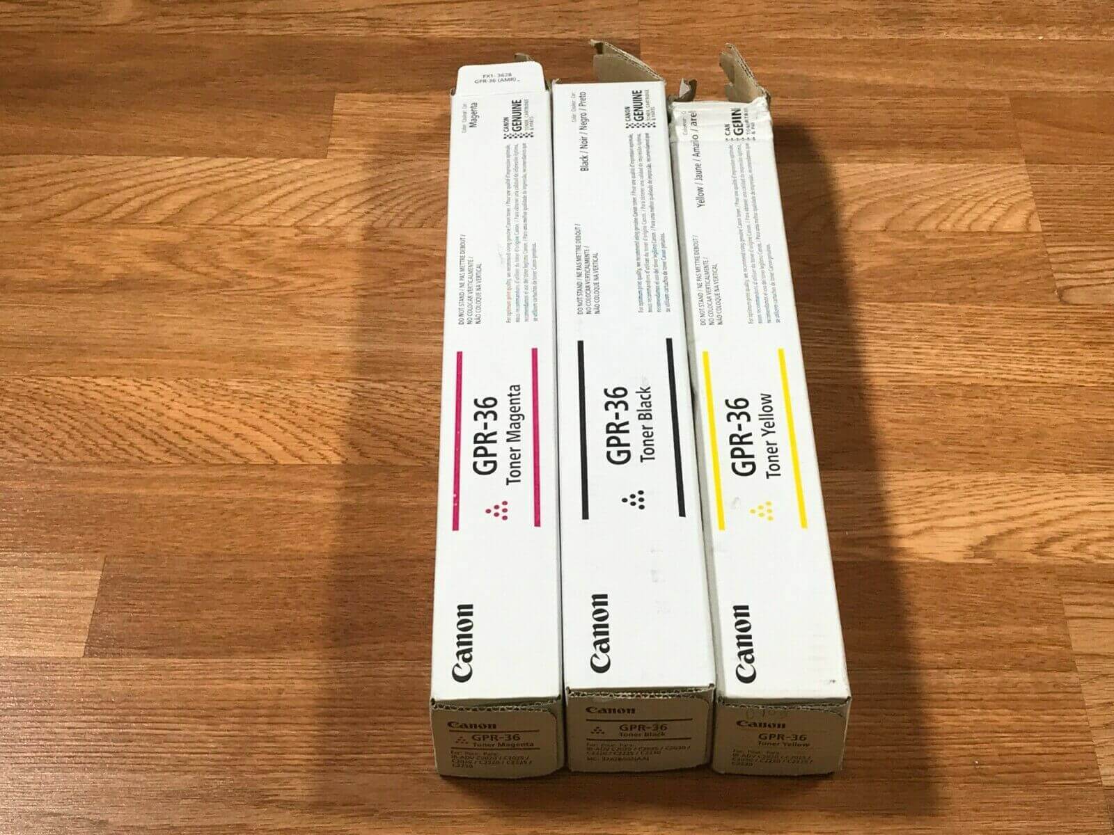 Lot of 3 New Open Box GPR-36 MYK For iR C2020 C2025 C2030 FedEx 2 Day Air!! - copier-clearance-center