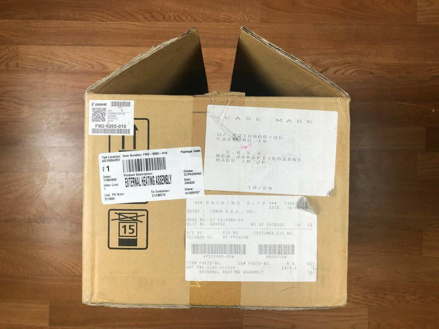 Open Box Canon FM2-9265-010 External Heating Assembly Same Day Shipping!! - copier-clearance-center