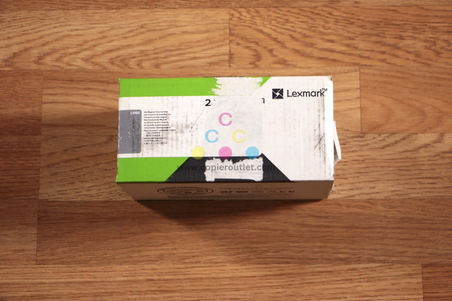 Lexmark Magenta 24B6517 Toner Cartridge For C4150 Box Has Cosmetic Imperfections - copier-clearance-center
