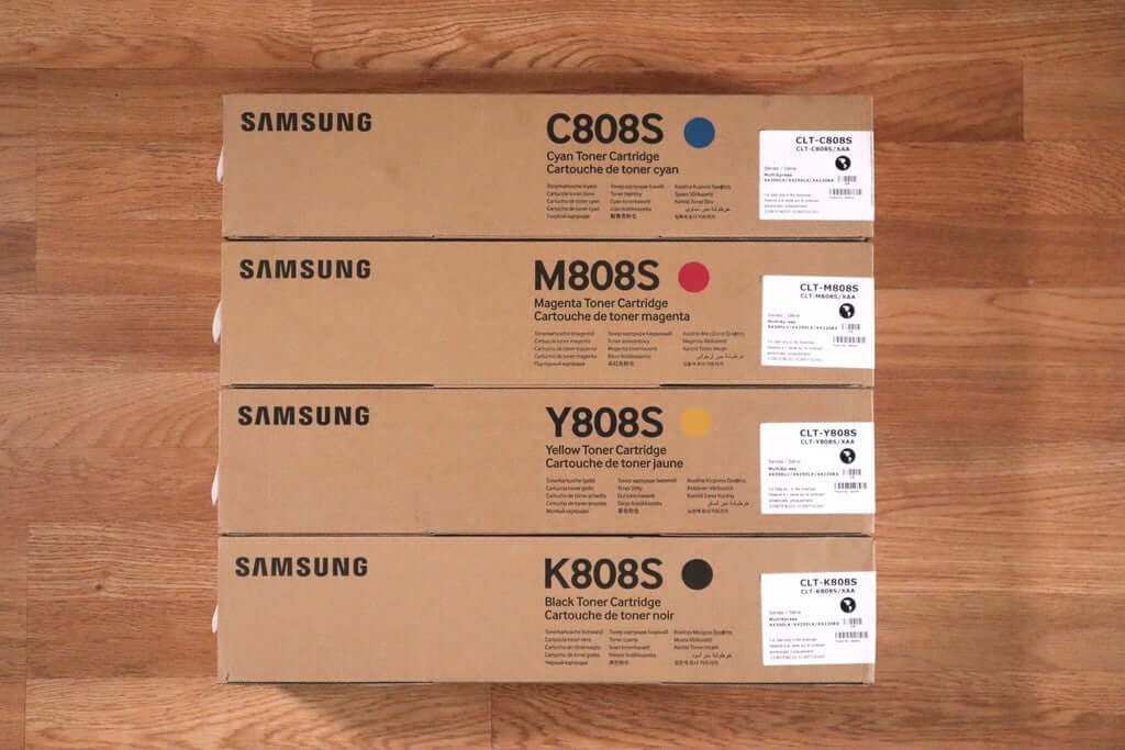 Samsung CLT-808S CMYK Toner Set MultiXpress X4300LX/X4250LX/X4220RX Same Day !!! - copier-clearance-center