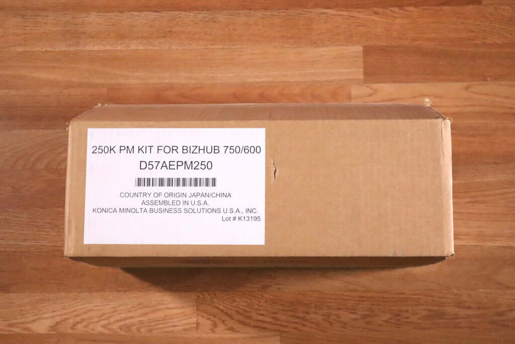 Open Box Konica Minolta 250K PM Kit bizhub 750/600 D57AEPM250 Same Day Shipping! - copier-clearance-center