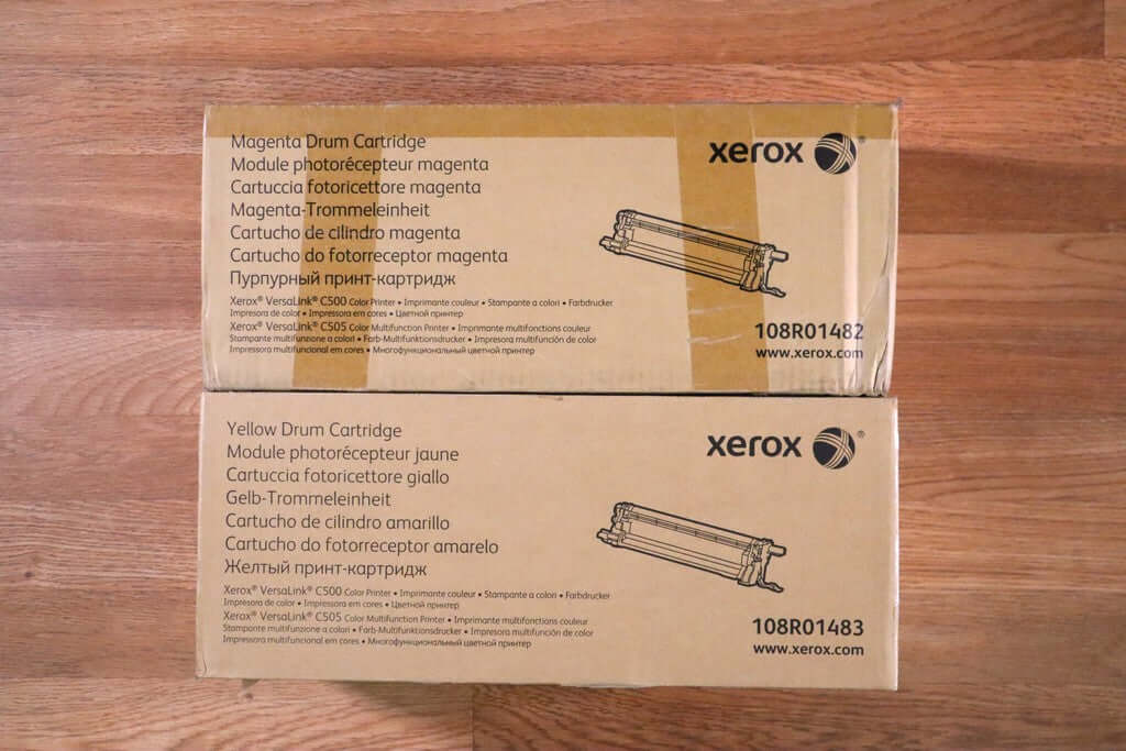 Genuine Xerox MY Drum Cartridge Set 108R01482,83 VersaLink C500, C505 Same Day!! - copier-clearance-center
