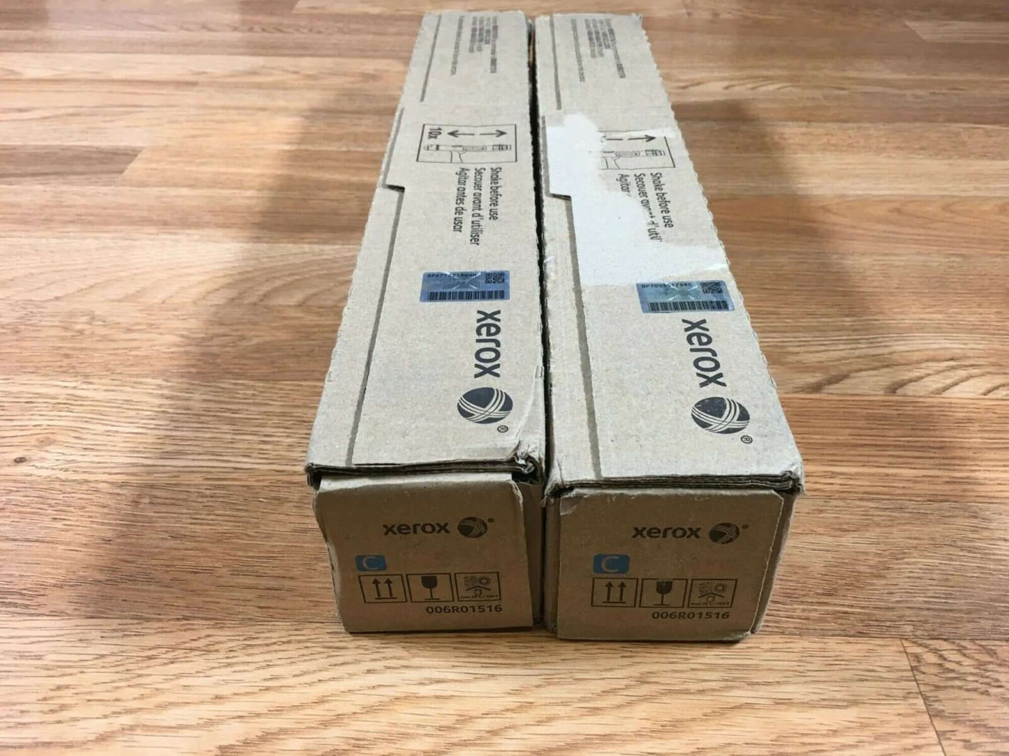 Lot of 2 Open Box Xerox 006R01516 Cyan for Work Center 7525 7530 FedEx 2Day Air! - copier-clearance-center