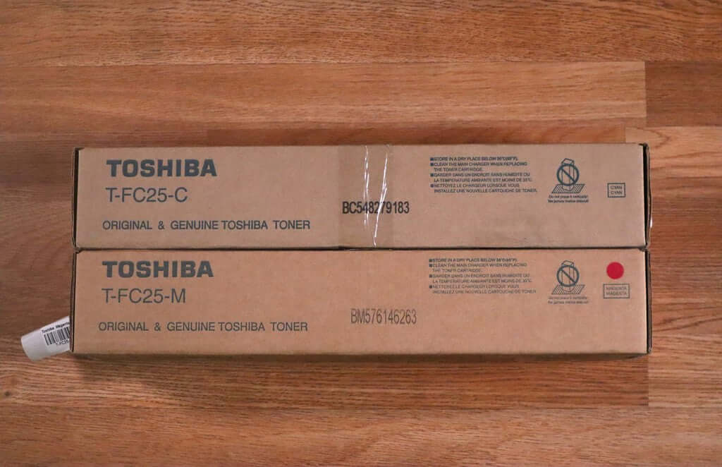 Genuine Toshiba T-FC25 CM Toner Cartridges e-STUDIO2040C/2540C/3040C/3540C/4540C - copier-clearance-center