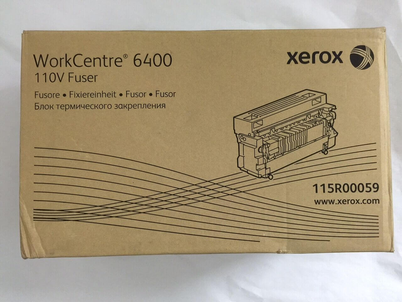 Open Box Genuine Xerox WorkCentre 6400 Fuser 110V - 115R00059 - FedEx 2Day Air!! - copier-clearance-center