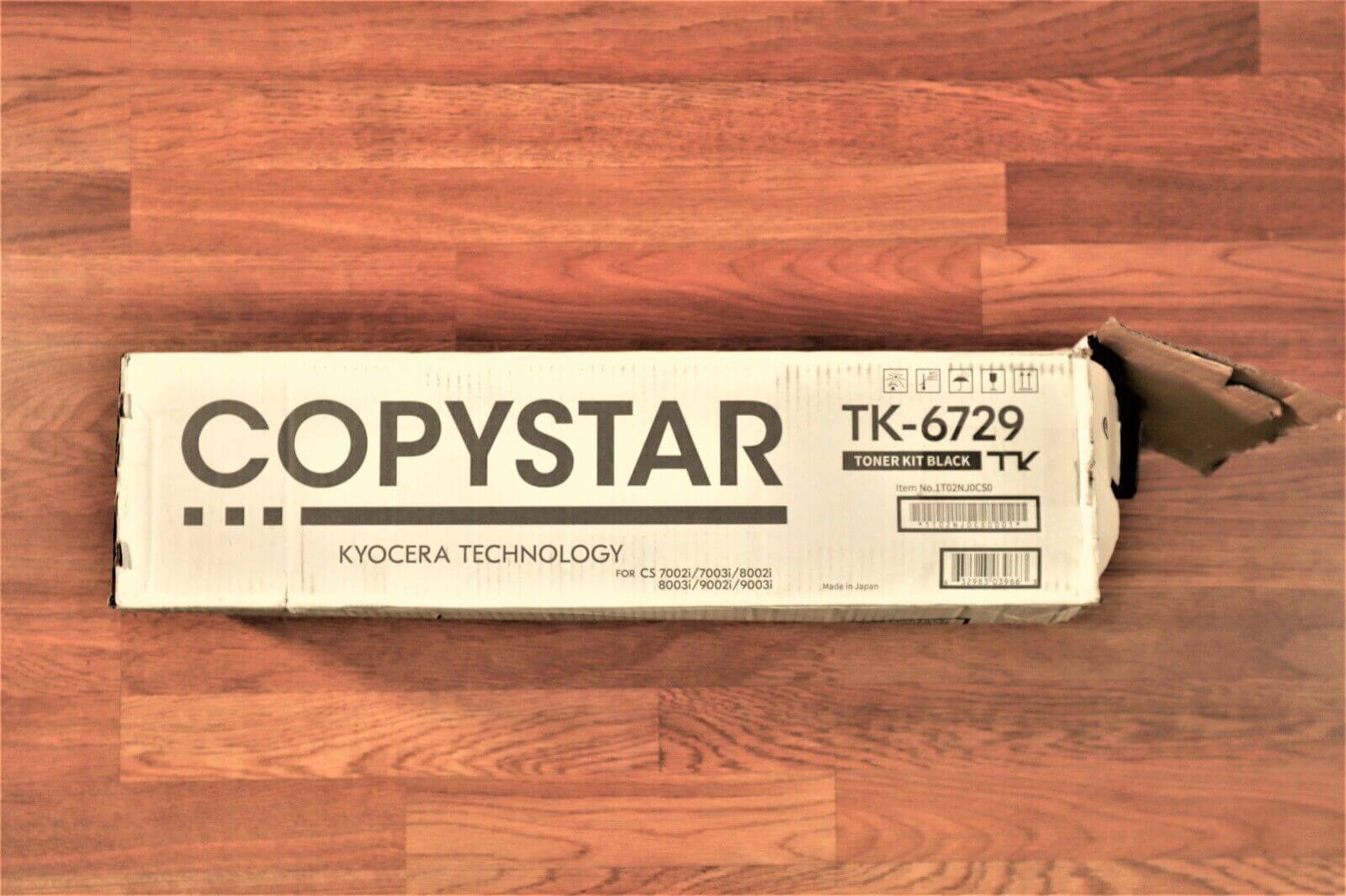 Open Kyocera Copystar TK-6729 Toner Black CS7002i/7003i/8002i/8003i/9002i/9003i - copier-clearance-center