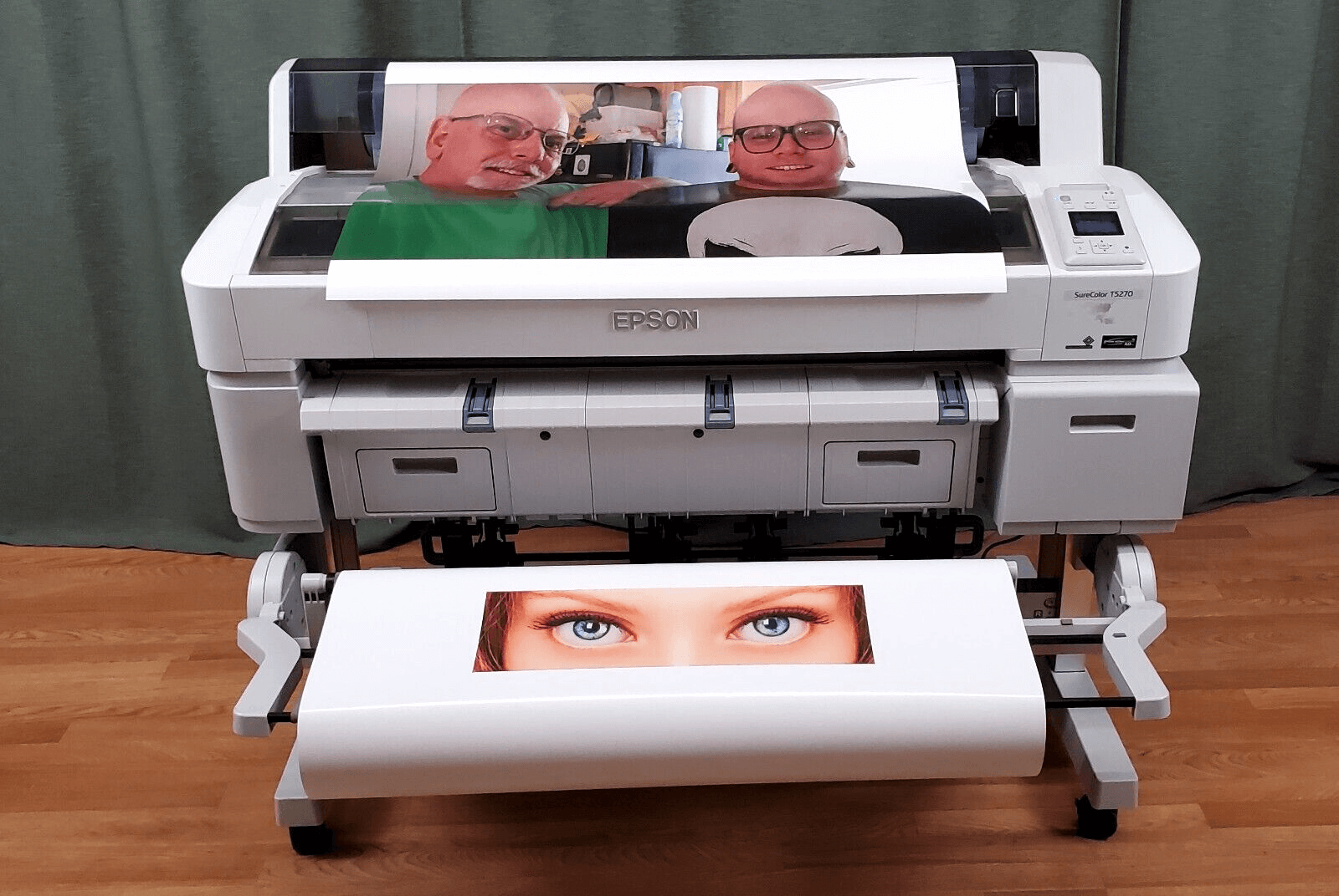 EPSON Sure Color T5270 Plotter Wide Format Printer graphic designer engineer arc - copier-clearance-center