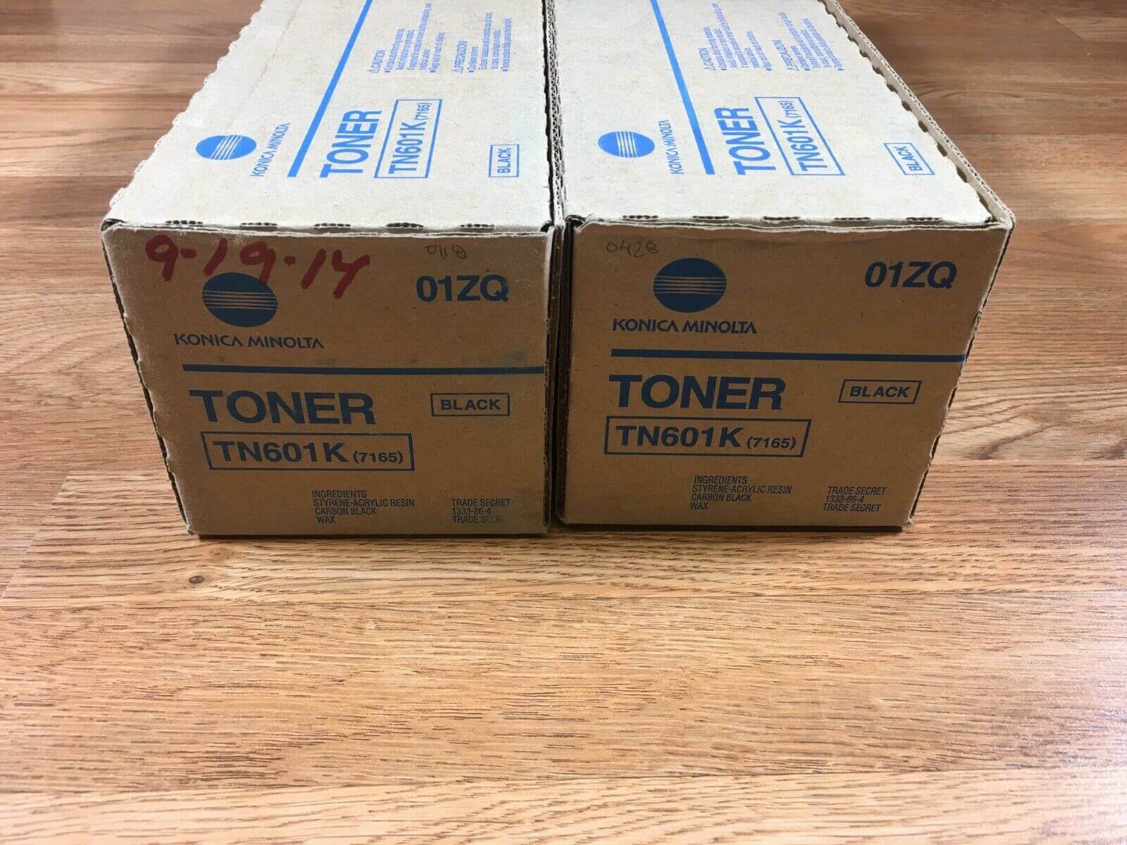 New Open Box Konica TN601 Black Toners For BH 7155 7165 7255 7272 Same Day Ship! - copier-clearance-center