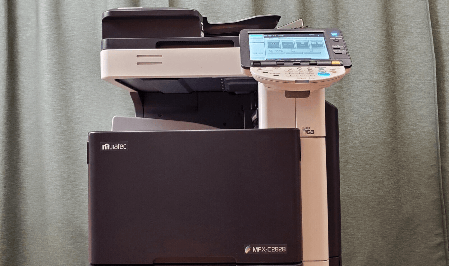 Muratec MFX-c2828 Color Copier Printer Scanner and Fax VERY LOW Meter Count 77k! - copier-clearance-center