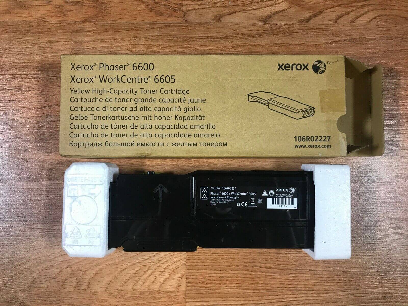 NEW; OPEN BOX Xerox Phaser/6600 WC/6605 High Cap. Toner (Y) -*FedEx 2Day Air!!!* - copier-clearance-center
