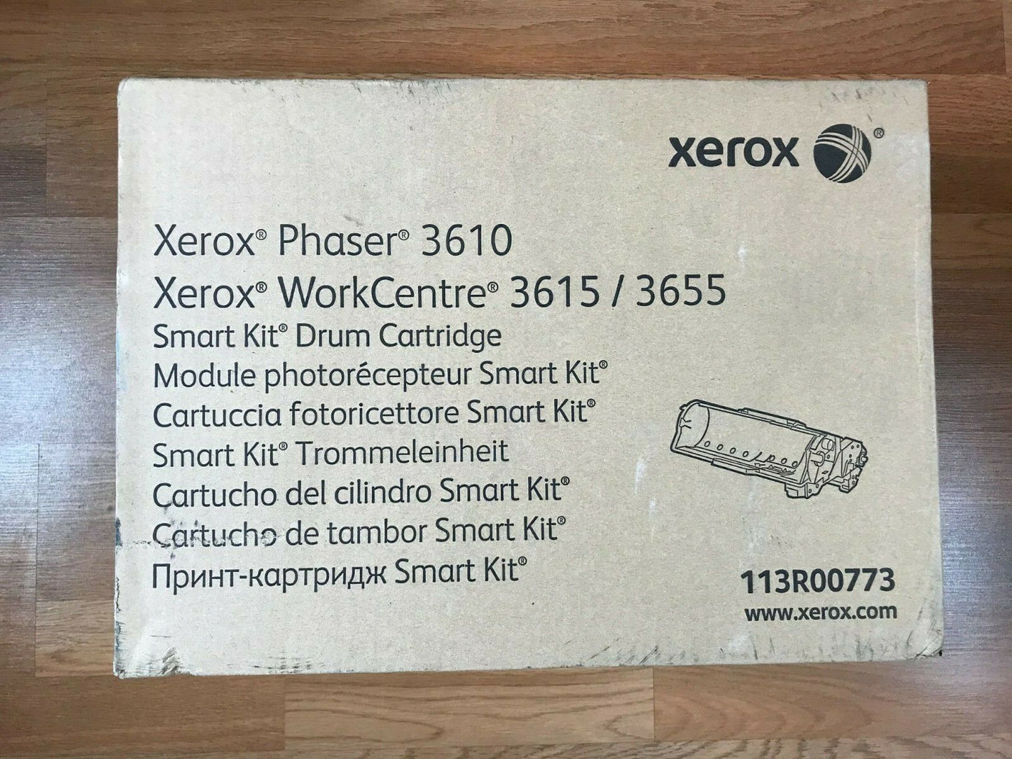 Xerox Smart Kit Drum Cart. 113R00773 For Phaser 3610, WC 3615/3655 Same Day Ship - copier-clearance-center