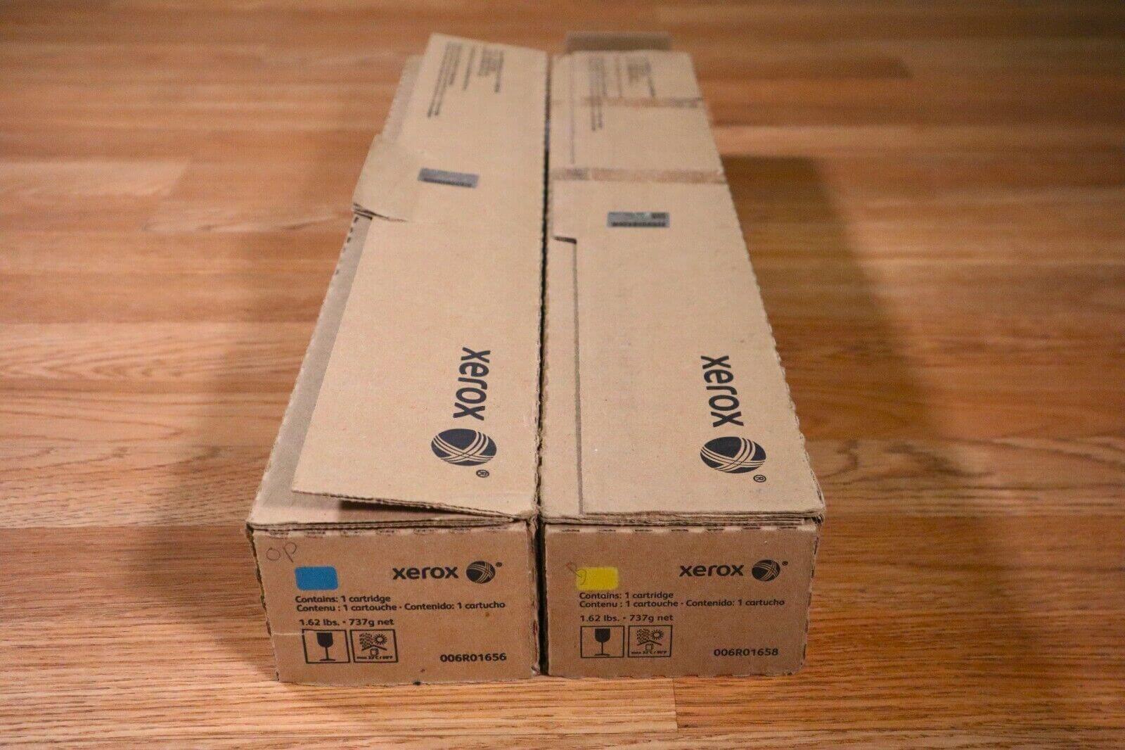 Open Box Xerox CY Toner Cartridges  006R01656, 58 Color C60, C70, EC70 Same Day! - copier-clearance-center