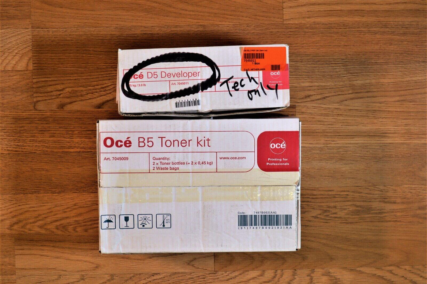 OCE B5 Toner & D5 Developer For 9600 TDS9600 TDS300 TDS320 TDS400 TDS450 TDS600 - copier-clearance-center