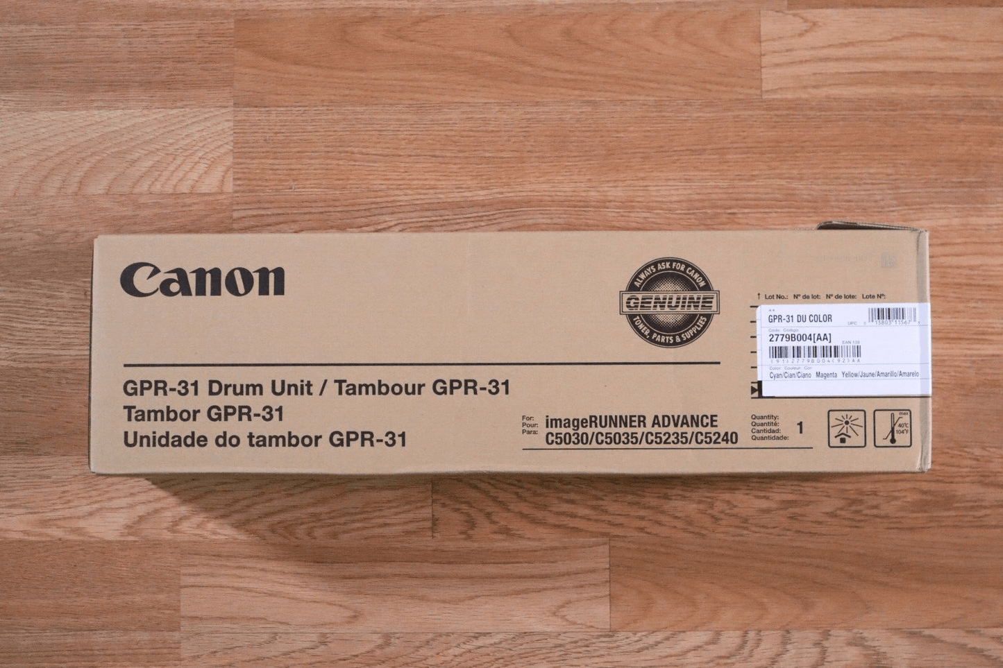Genuine Canon GPR-31 Color Drum MC:2779B004[AA] iR ADV C5030/C5035/C5235/C5240 - copier-clearance-center
