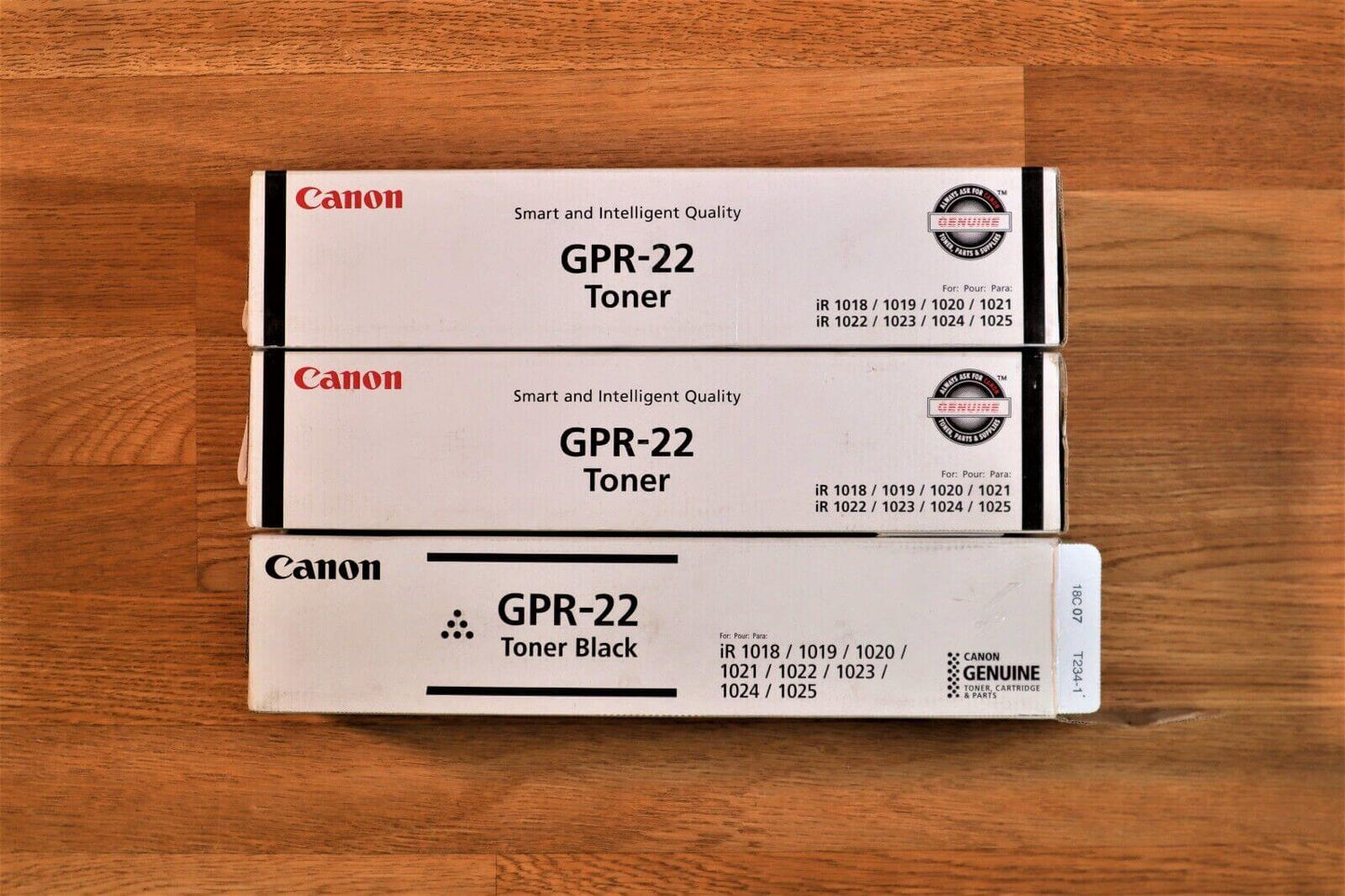 3 Canon GPR-22 Black Toner iR 1018/1019/1020/1021/1022/1023/1024/1025 - Same Day - copier-clearance-center