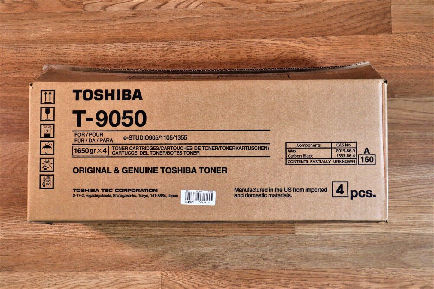 4Pack Toshiba T-9050 Toner Cartridges e-STUDIO905/1105/1355 -Same Day Shipping! - copier-clearance-center