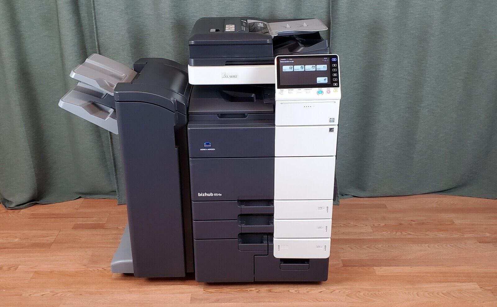 Konica Minolta Bizhub 654e B/W Copier Printer Scan, Fax, USB, Network
