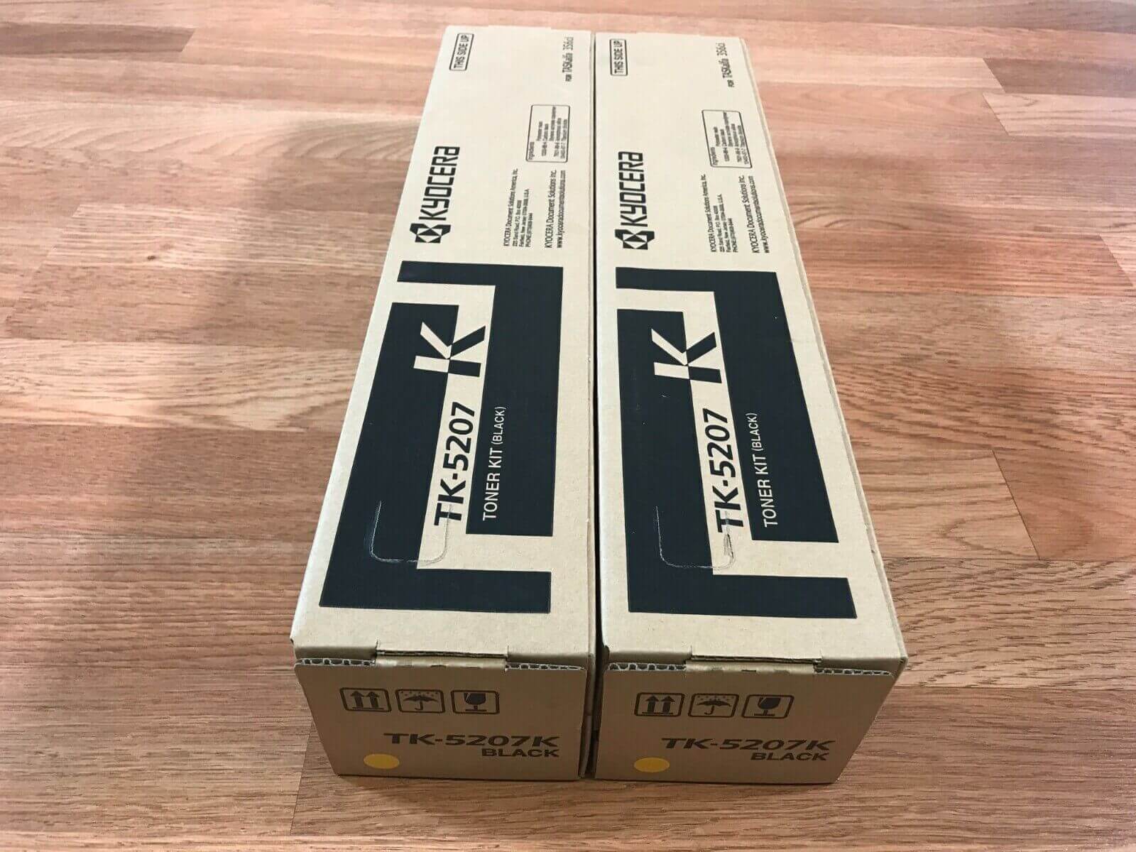 Lot Of 2 Kyocera TK-5207 Black Toner Kit For TASKalfa 356ci Same Day Shipping!!! - copier-clearance-center