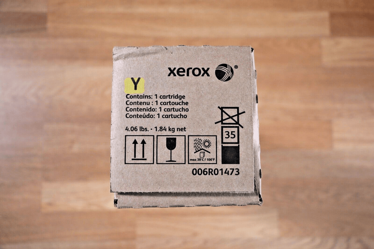 Genuine Xerox Color 800 / 1000 Press Yellow Dry Ink Toner Cartridge Same Day Ship
