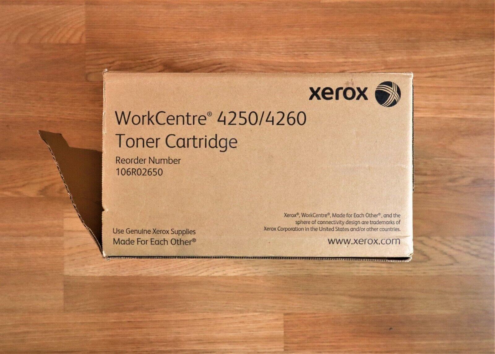 Open Genuine Xerox WC 4250 / 4260 Toner Cartridge 106R02650 Same Day Shipping! - copier-clearance-center